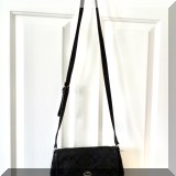 H12. Coach black crossbody bag. - $30 